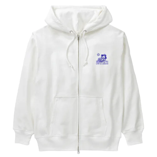 びーちManのグッズ Heavyweight Zip Hoodie