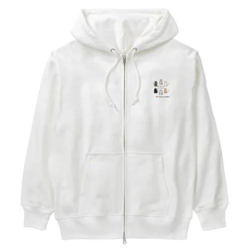 のーきゃっとのーらいふ Heavyweight Zip Hoodie