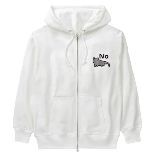 猫　ねこ　ネコ Heavyweight Zip Hoodie