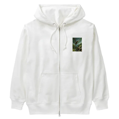 メガネウラ Heavyweight Zip Hoodie