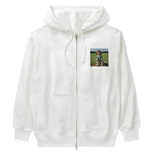 犬野球 Heavyweight Zip Hoodie