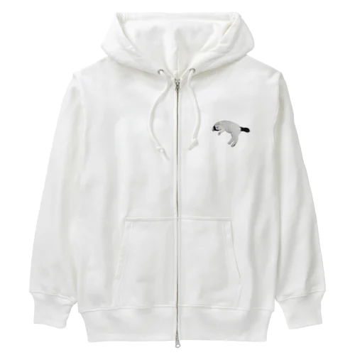 尻尾が短い保護猫 たぬちゃん Heavyweight Zip Hoodie