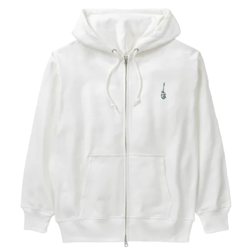 クイックルワイパー君 Heavyweight Zip Hoodie