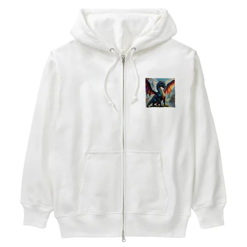 王道ドラゴン Heavyweight Zip Hoodie