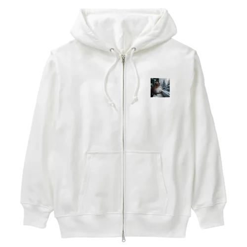 ノルウェージャンフォレストキャット　Tシャツ　クリアファイル　パーカー Heavyweight Zip Hoodie