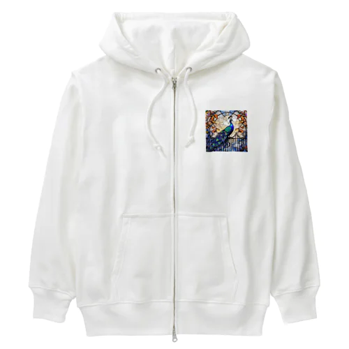 絢爛豪華・孔雀 Heavyweight Zip Hoodie