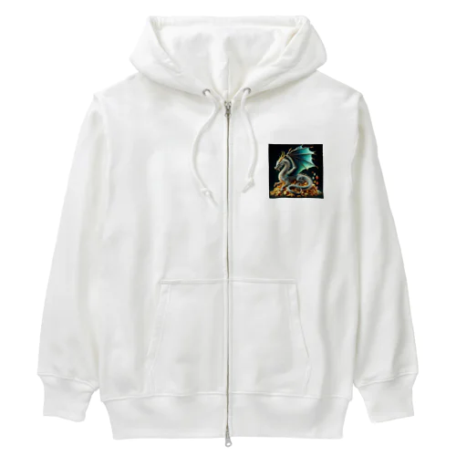 金龍 Heavyweight Zip Hoodie