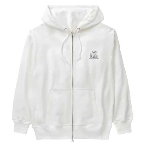 Take good care of your teeth! Heavyweight Zip Hoodie