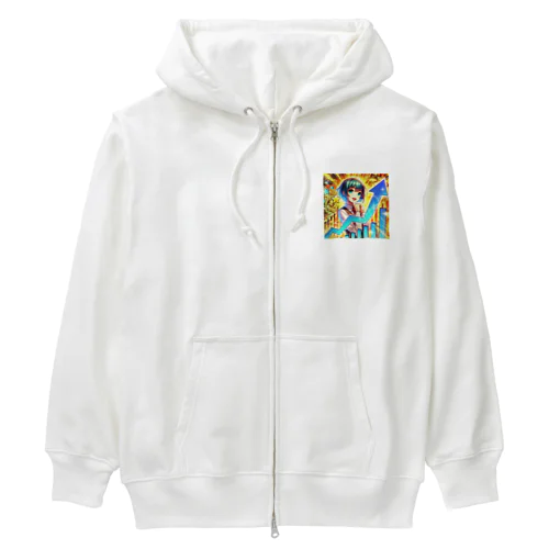 株価高騰 Heavyweight Zip Hoodie