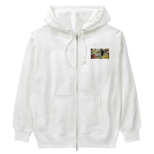 ズボラの漫画飯再現料理 Heavyweight Zip Hoodie
