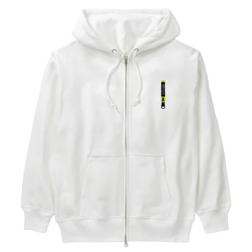 [0~Begin]ファスナーロゴプリント Heavyweight Zip Hoodie