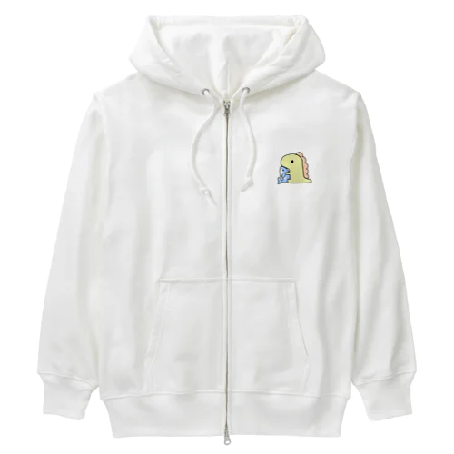 きょうりゅうくんとさめ。 Heavyweight Zip Hoodie