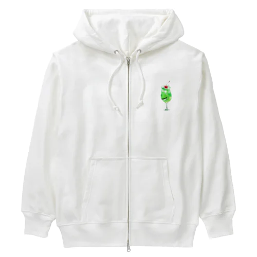 メロンソーダとペンギン Heavyweight Zip Hoodie