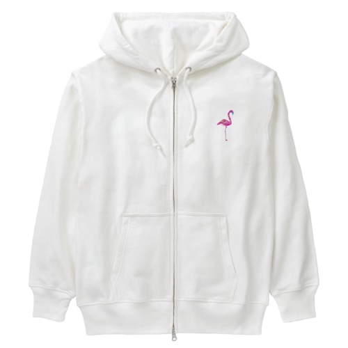 FENICOTTERO Heavyweight Zip Hoodie