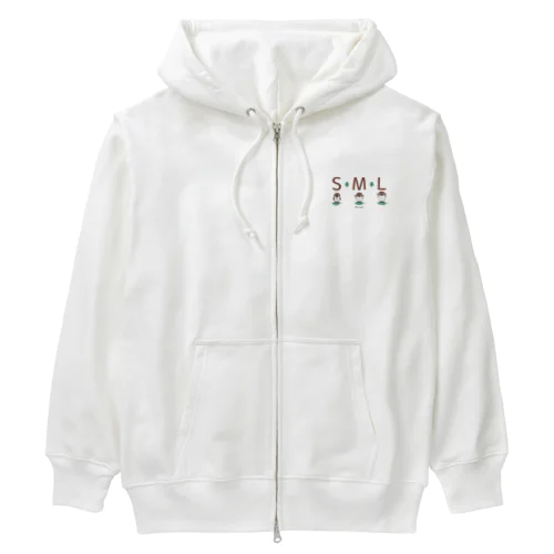 スズメがちゅん SMLTシャツ Heavyweight Zip Hoodie