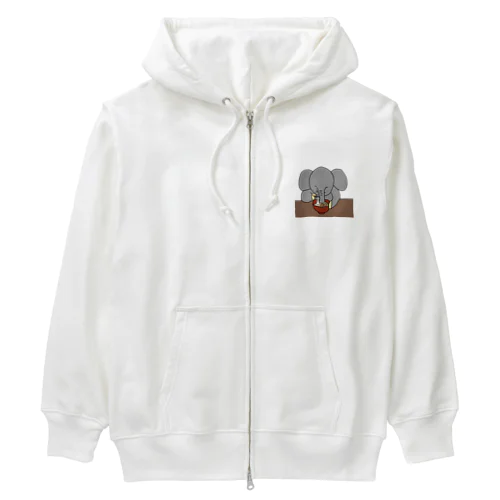 お雑煮だぞう Heavyweight Zip Hoodie