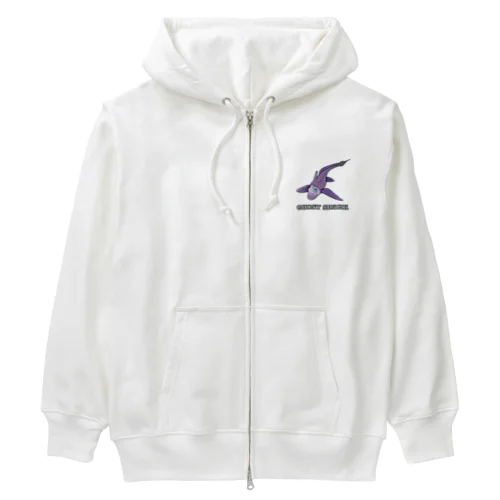 Ghost Shark Heavyweight Zip Hoodie