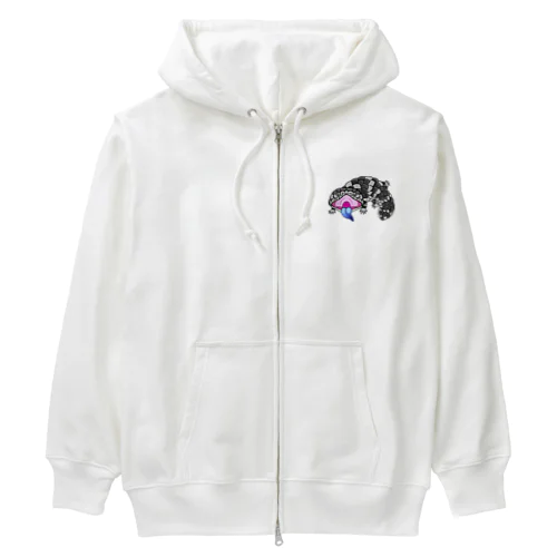 マツカサトカゲちゃん Heavyweight Zip Hoodie