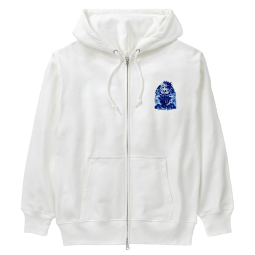 イノセントブルー - C Heavyweight Zip Hoodie