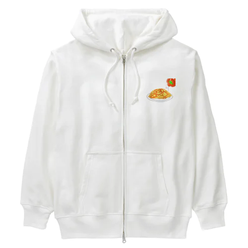 ラブ文鳥オムライス Heavyweight Zip Hoodie