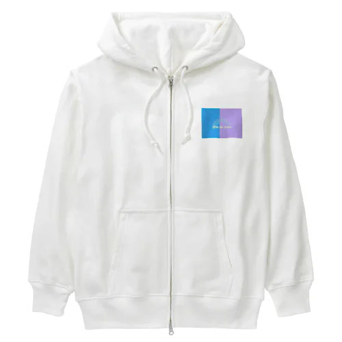 ありがとうの虹　生きる喜び∞人生を楽しく Heavyweight Zip Hoodie