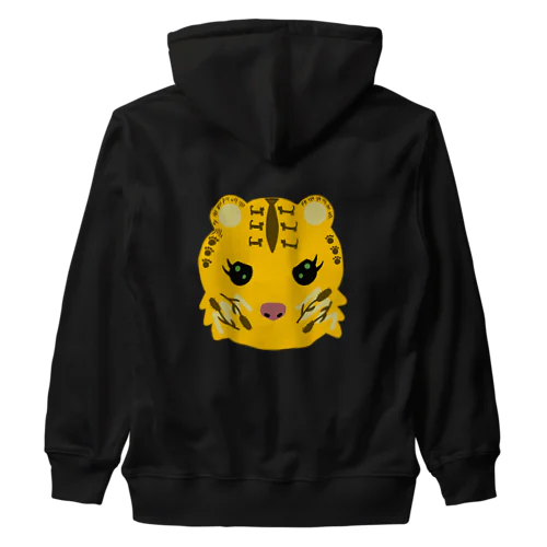 猫柄の虎 Heavyweight Zip Hoodie