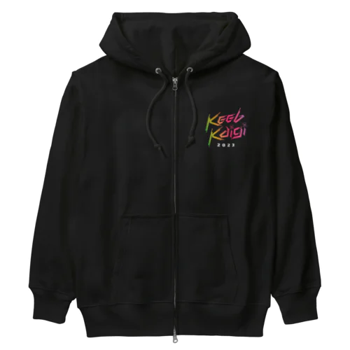 KeebKaigi Official Swag (with backprint) #keebkaigi  Heavyweight Zip Hoodie