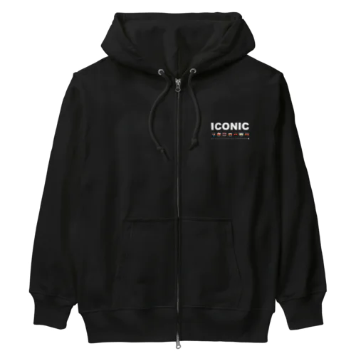 ICONIC / 炊飯器 ヘビーウェイトジップパーカー （DARK） Heavyweight Zip Hoodie