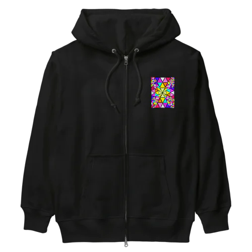 ステンドグラス Heavyweight Zip Hoodie