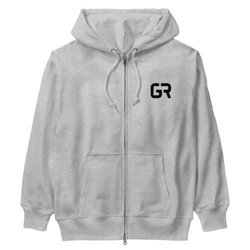 GR-logo Heavyweight Zip Hoodie