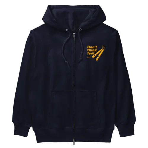 ヌンチャクとあのセリフ(イエロー) Heavyweight Zip Hoodie