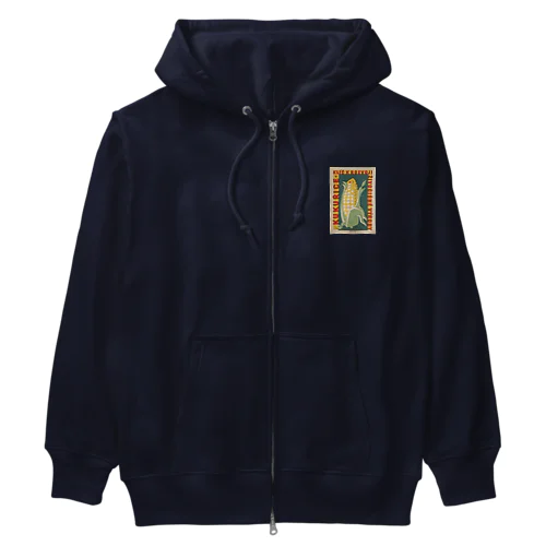 チェコ・スロヴァキア　マッチ（とうもろこし） Heavyweight Zip Hoodie