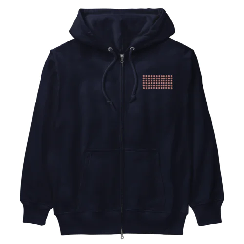 ストロベリーチョコレートドーナツ大量に作りました Heavyweight Zip Hoodie