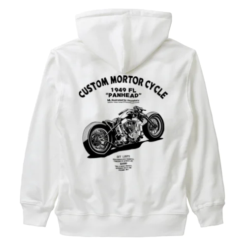 CUSTOM MORTOR CYCLE Heavyweight Zip Hoodie