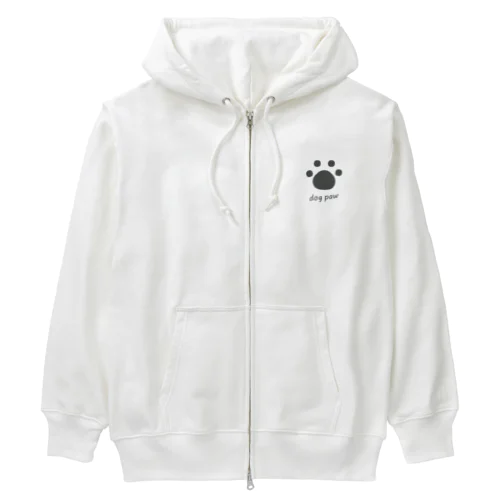 dog paw Heavyweight Zip Hoodie