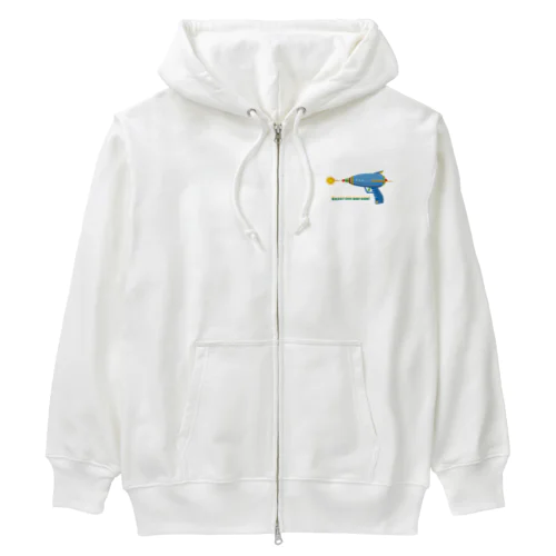 Shoot the ray gun! Heavyweight Zip Hoodie