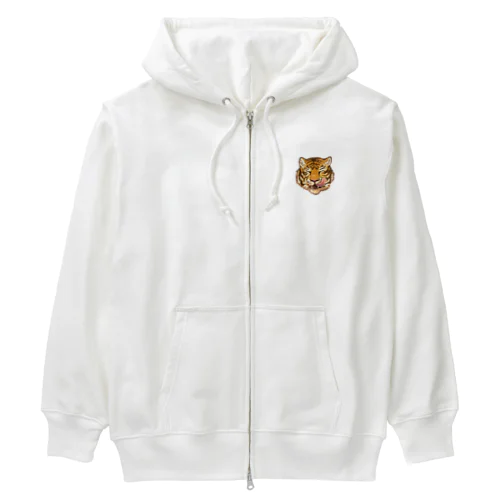 虎とバターとホットケーキ Heavyweight Zip Hoodie