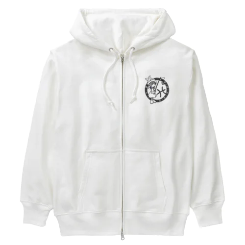 うお座 パターン1 Heavyweight Zip Hoodie