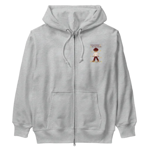 とっくりくんの秋散歩 Heavyweight Zip Hoodie