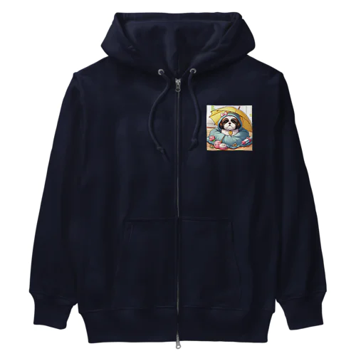 アンブレラシーズー Heavyweight Zip Hoodie