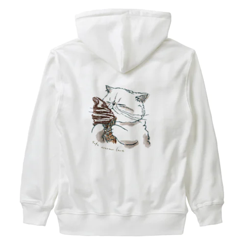 ソフトクリームラブ Heavyweight Zip Hoodie