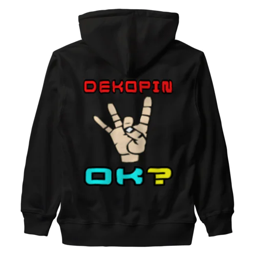 DEKOPIN OK? ヘビーウェイトジップパーカー