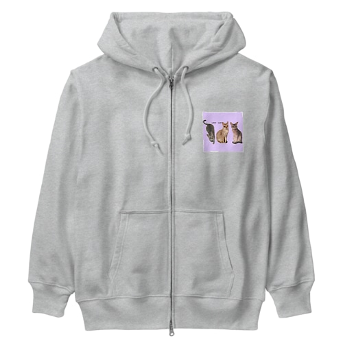 LOVE  CAT シンガプーラ&アビシニアン Heavyweight Zip Hoodie