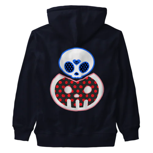 どくろくんとどくろちゃん Heavyweight Zip Hoodie