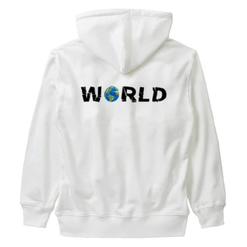 WORLD(英字＋１シリーズ) Heavyweight Zip Hoodie