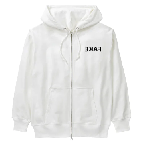 not "fake" Heavyweight Zip Hoodie