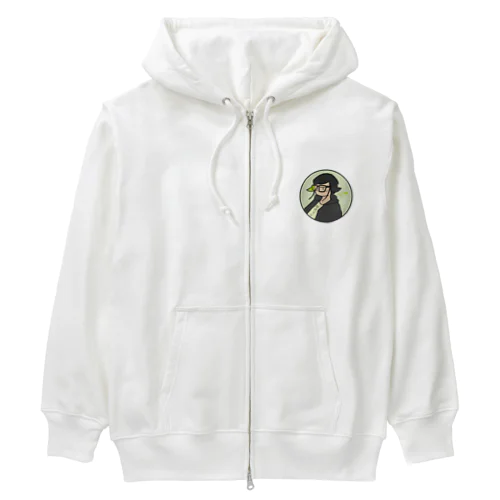 限界ヲタクのアイコン Heavyweight Zip Hoodie