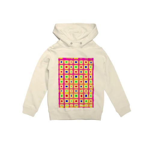 ランダムスクエア縦 Hoodie