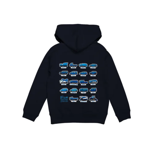 青い車とトラック Hoodie