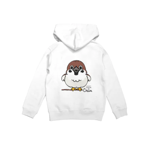 バックプリント*キッズサイズ　スズメがちゅんA*ちゅん Hoodie